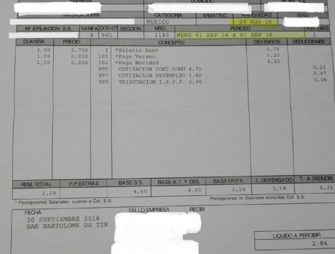 Una nómina de tres euros es el ejemplo más indignante que los sindicatos han denunciado ante el Gobierno de Canarias: esperan mejorar las condiciones de los músicos que actúan en los hoteles del Archipiélago antes de retomar la actividad turística a pleno rendimiento