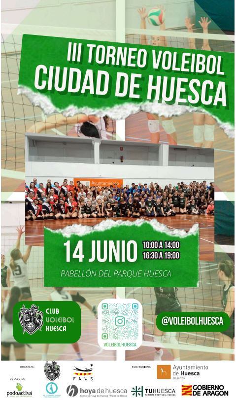 El Torneo de Voleibol Ciudad de Huesca tiene lugar este sábado