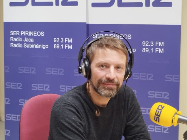 J. Lahoz investigador de 'sonidos' en el Pirineo