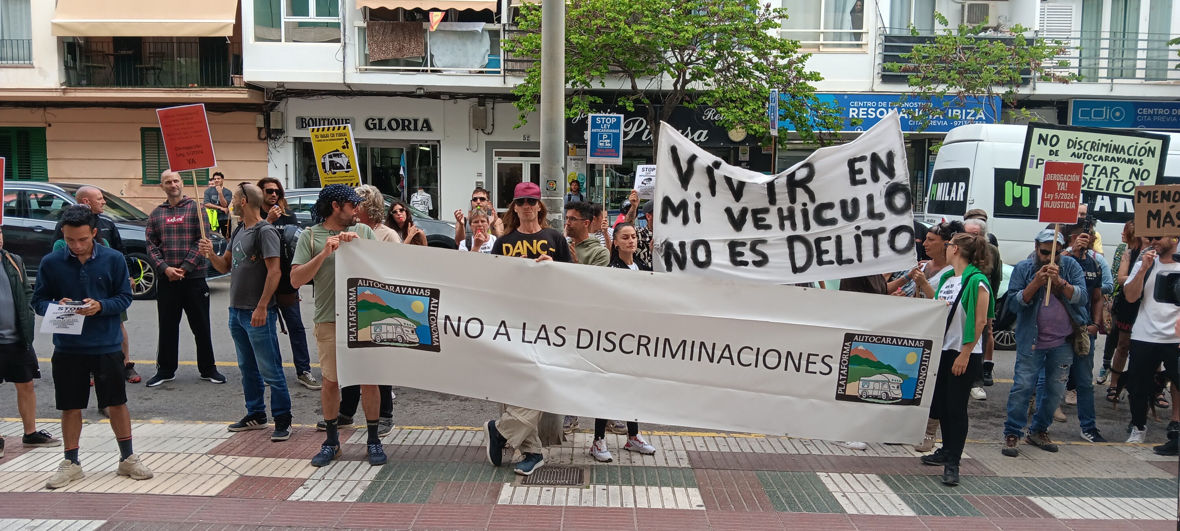 Imagen de la protesta