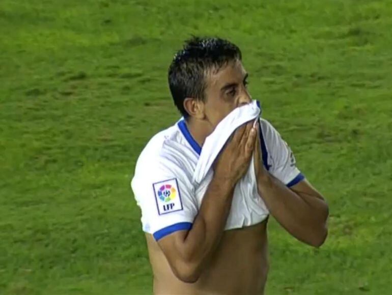 El delantero Diego Ifrán fue quien anotó el tanto blanquiazul