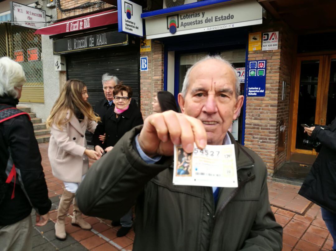 Un agraciado con el quinto premio en Segovia