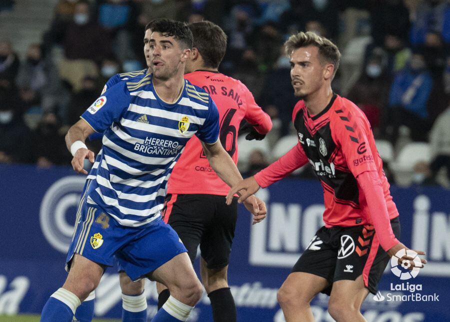 Sergio González (d), jugador del CD Tenerife.