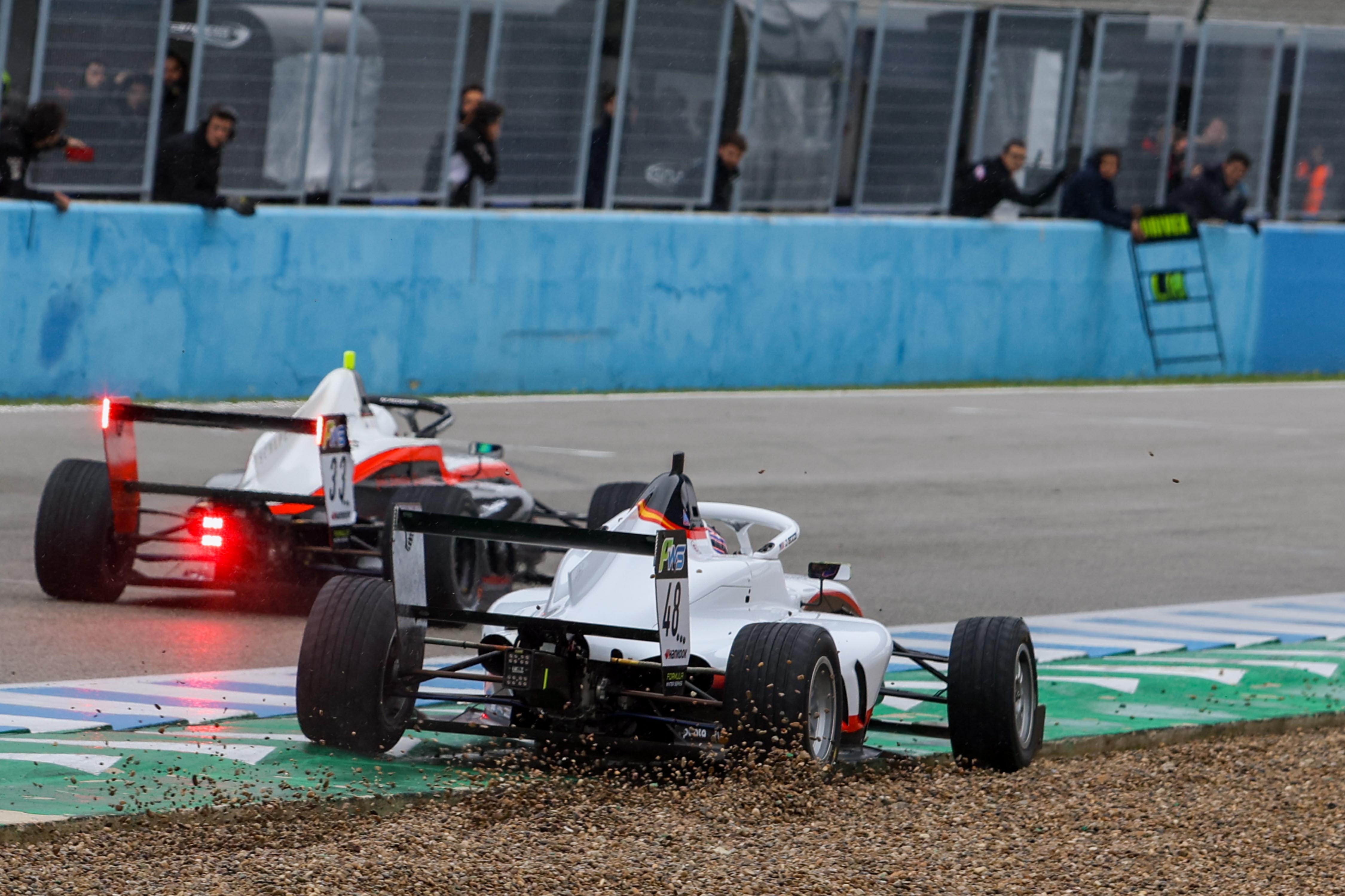 Monoplazas del FWS en el Circuito de jerez