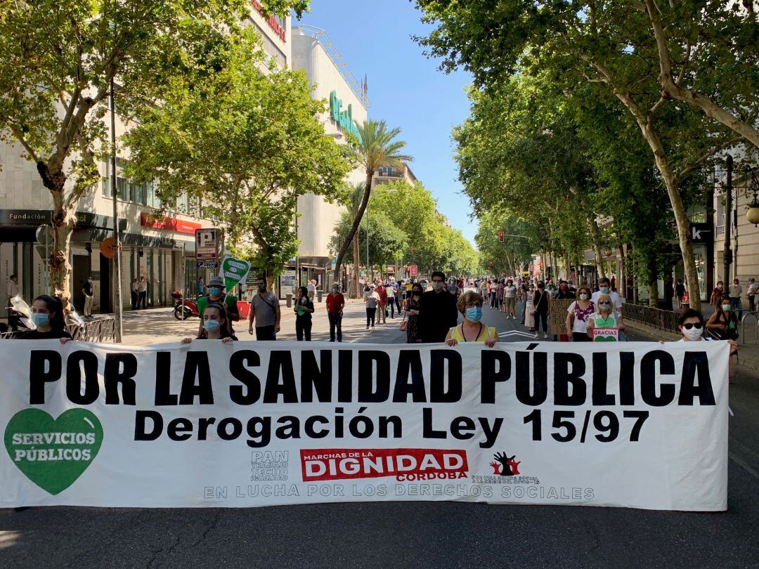 Manifestación por la sanidad pública