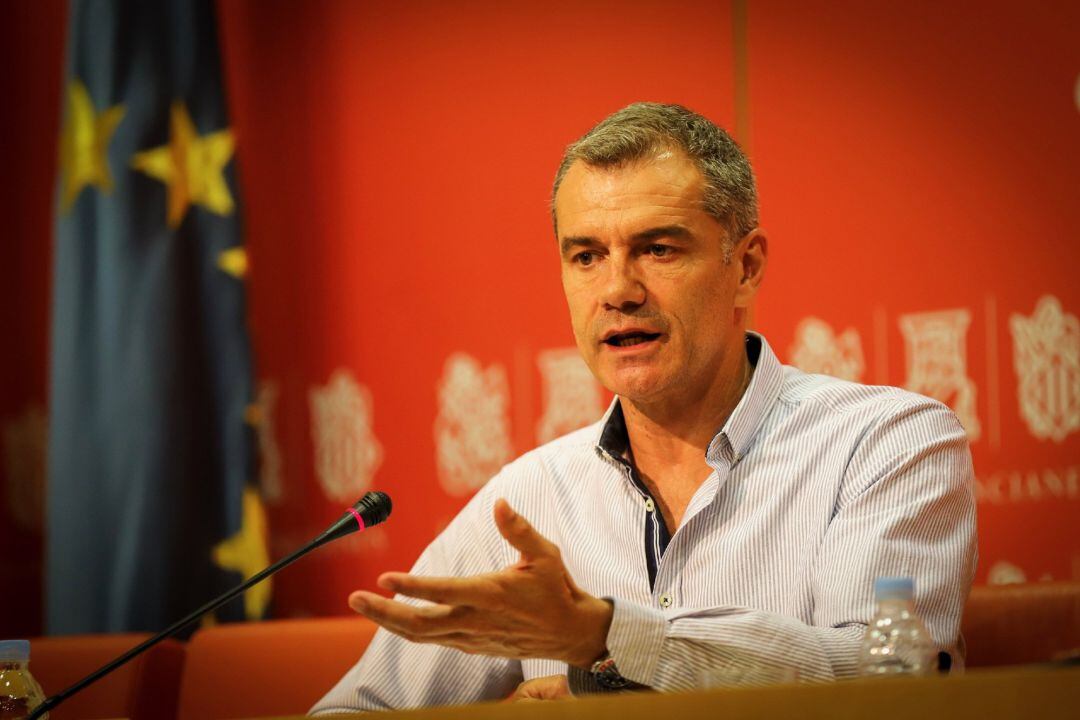 El líder autonómico de Ciudadanos, Toni Cantó, en una intervención en Les Corts