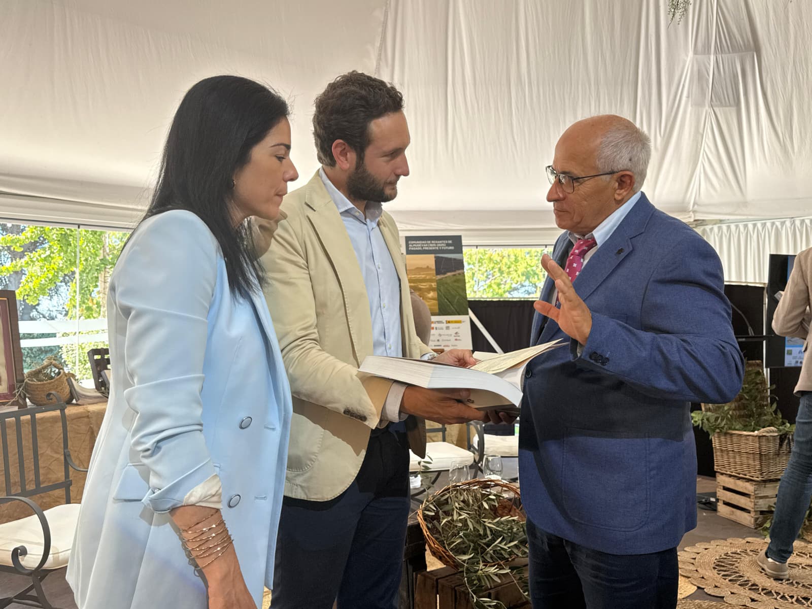 Clausura de la jornada conmemorativa del 100 aniversario de la Comunidad de Regantes de Almudévar.