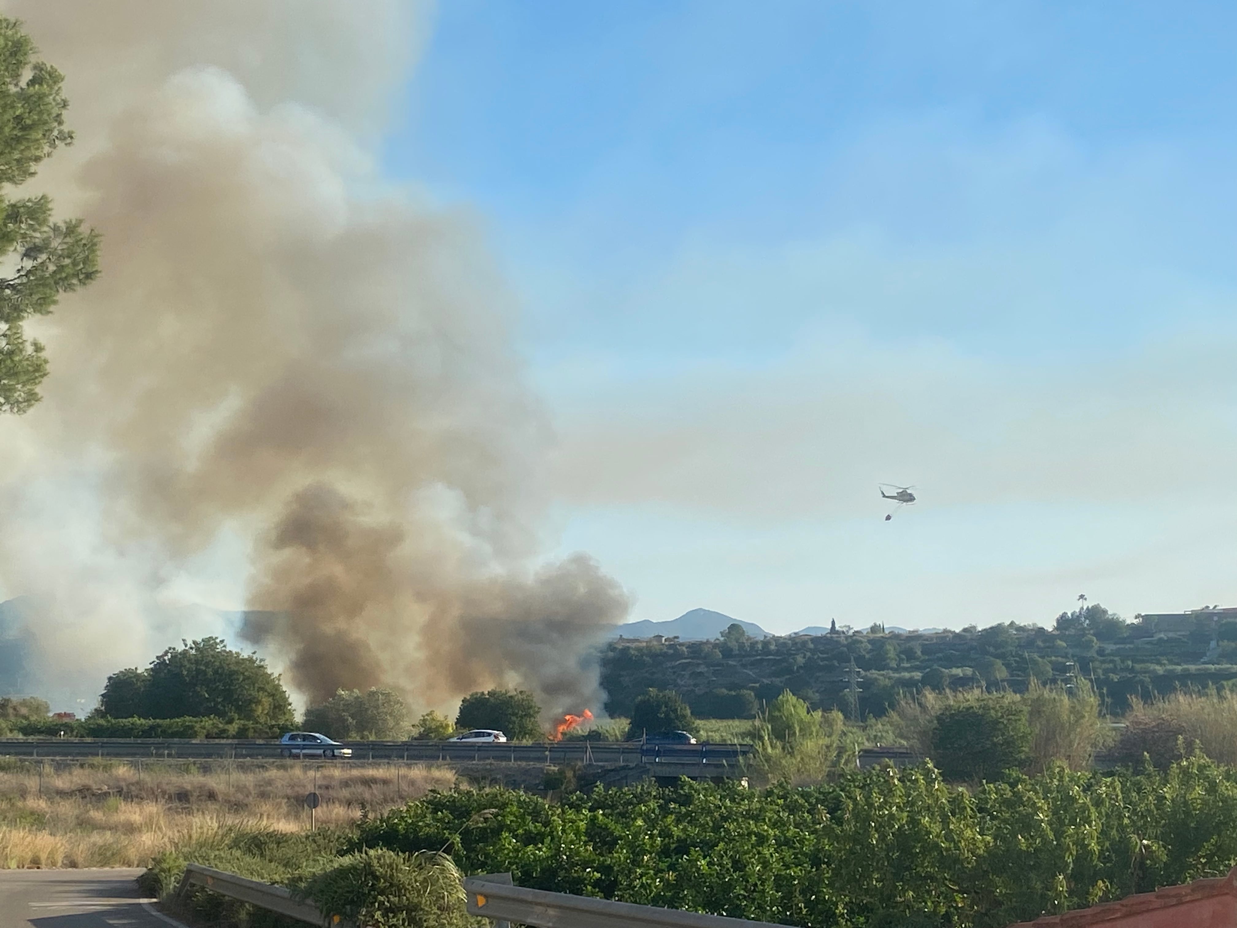 Incendio en Annauir. Fuente: Cadena SER