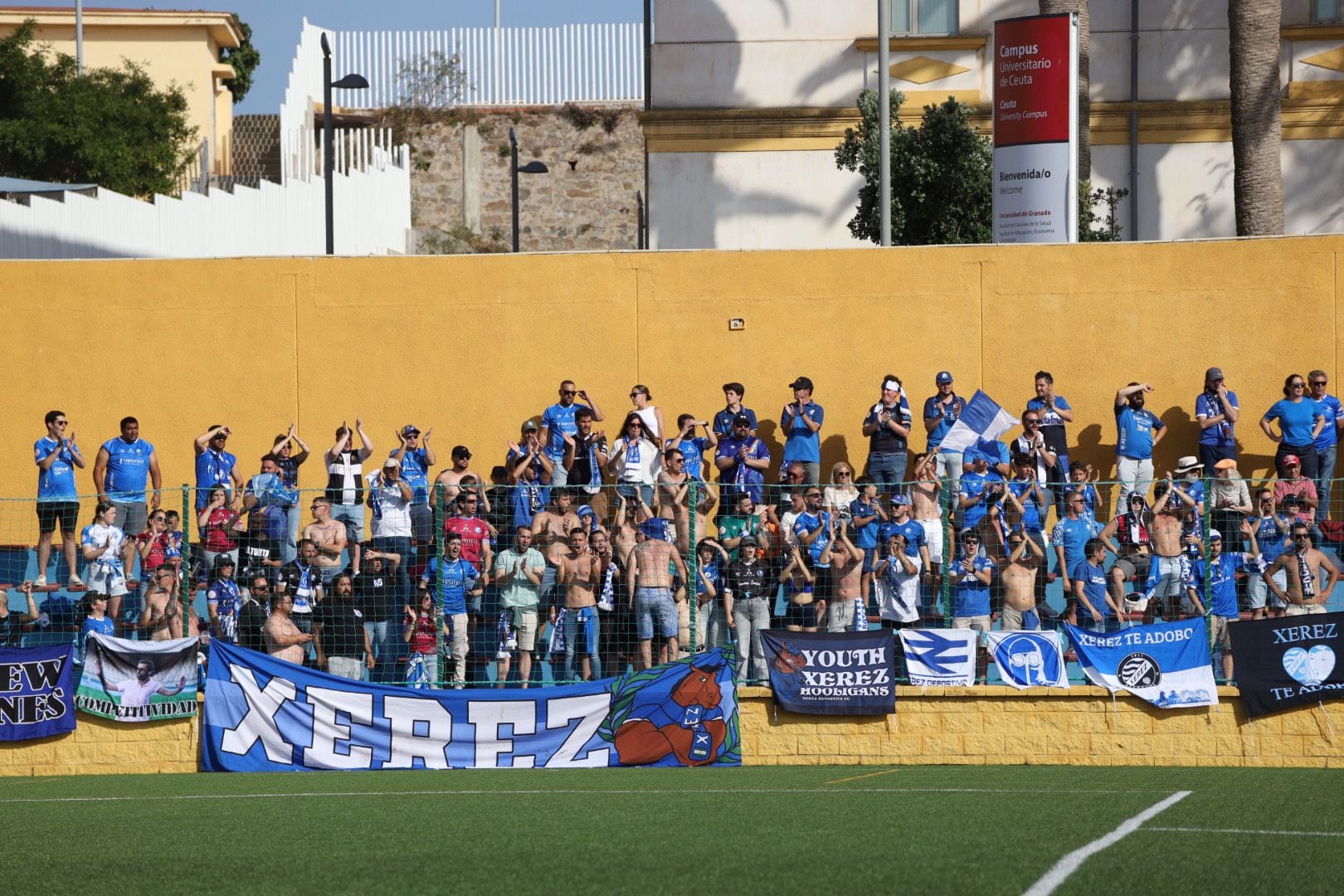 Aficionados Xerez DFC en Ceuta