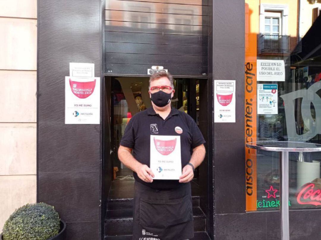 Feíx San José de la Asociación de empresarios de Hostelería de Palencia