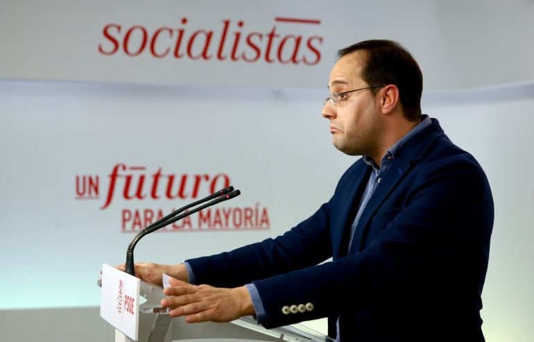 El secretario de Organización del PSOE, César Luena.