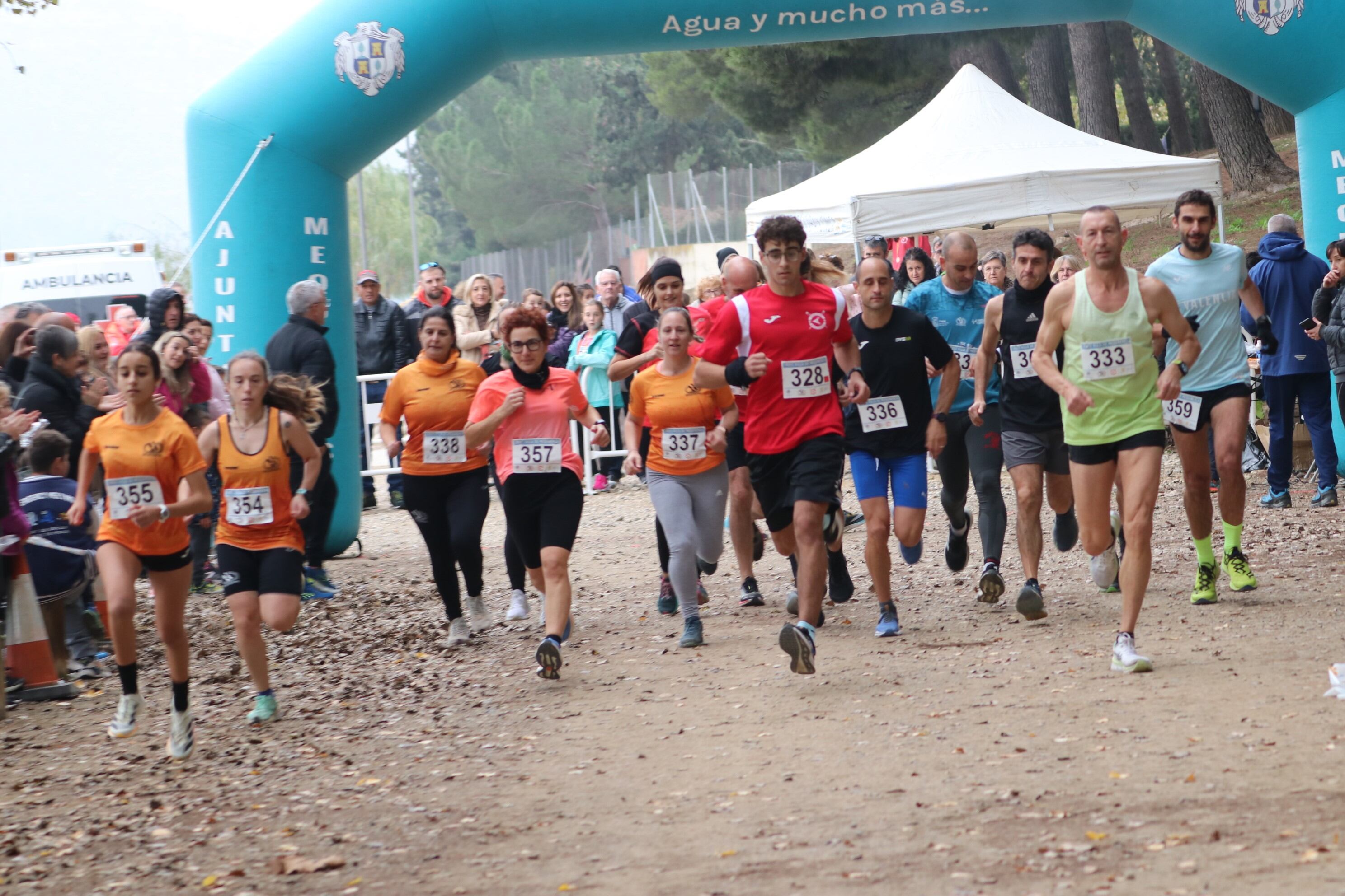 El Cross de Mequinenza reunió a 130 atletas. Foto: Ayuntamiento de Mequinenza