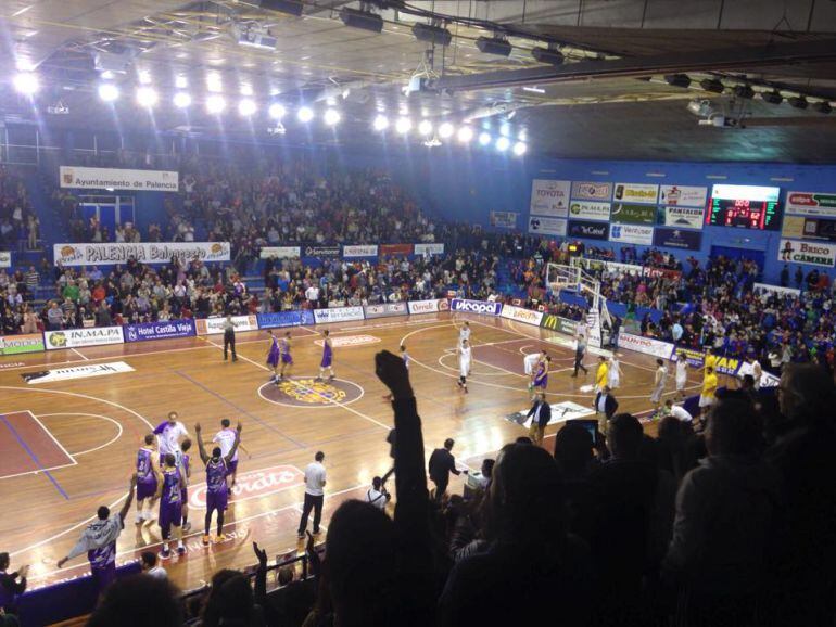 Imagen del partido celebrado ayer en el Pabellón Marta Domínguez. 