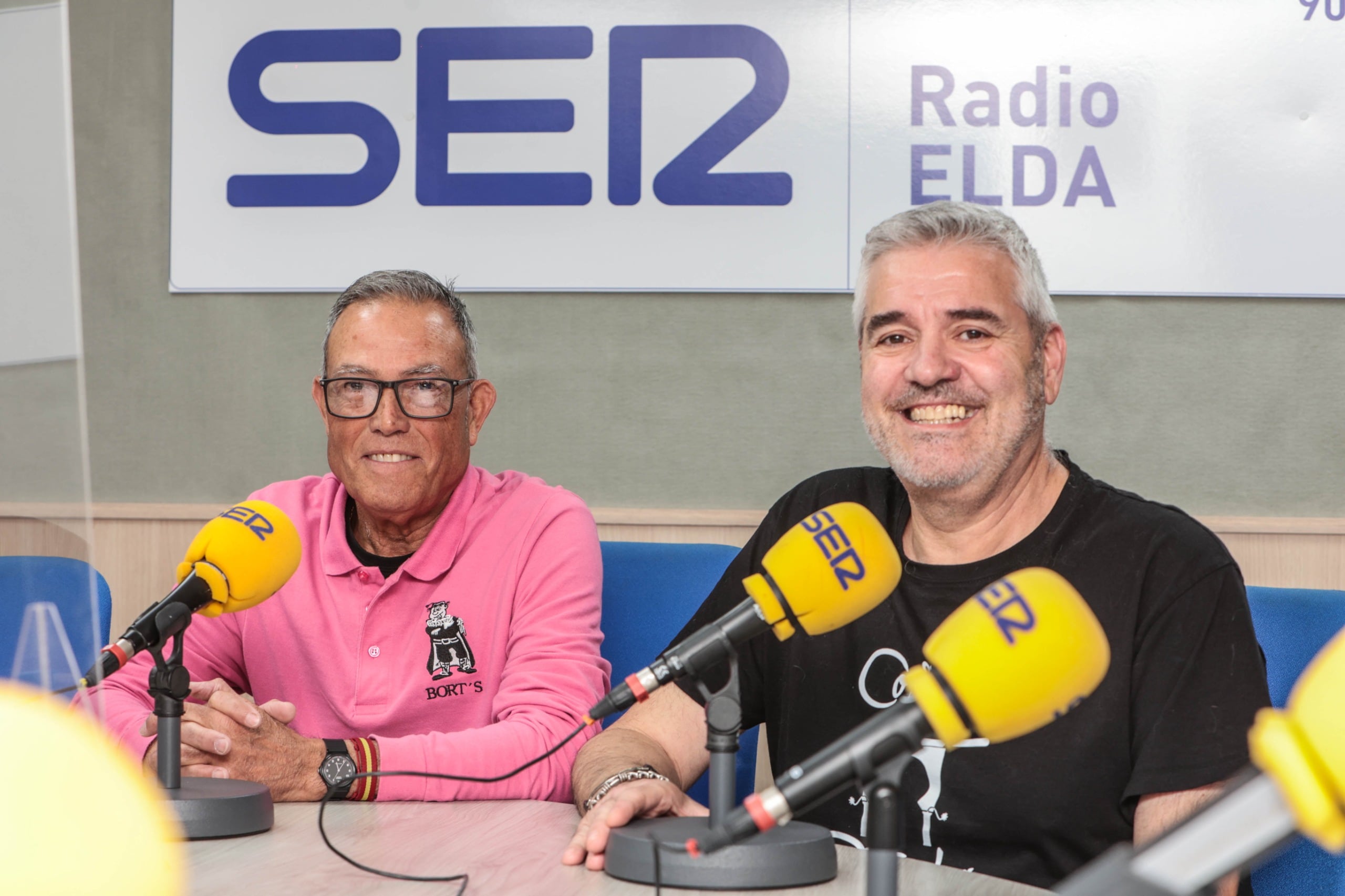 José Luis Ricote y Gerardo Fernández, dos de los fundadores del Pelotón Cristiano, en Hoy por Hoy Elda Vinalopó.