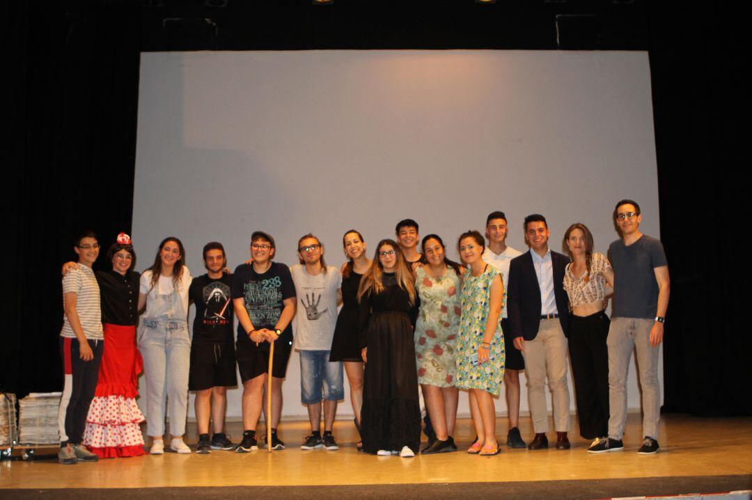 Alumnos de 4ºESO de la asignatura Artes Escénicas del IES Jorge Manrique