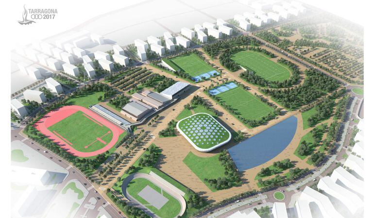 Plànol de l'Anella Mediterrània.