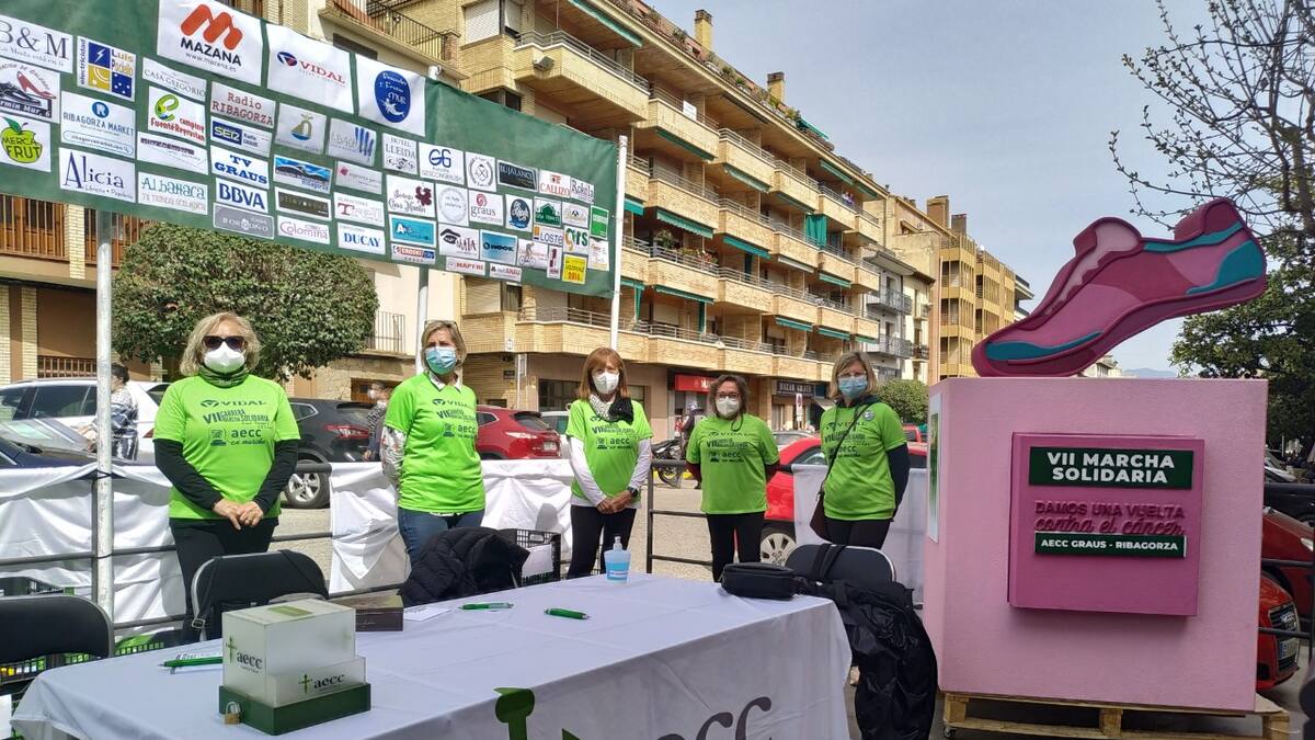 La Marcha Solidaria de la AECC Graus-Ribagorza se reinventa
