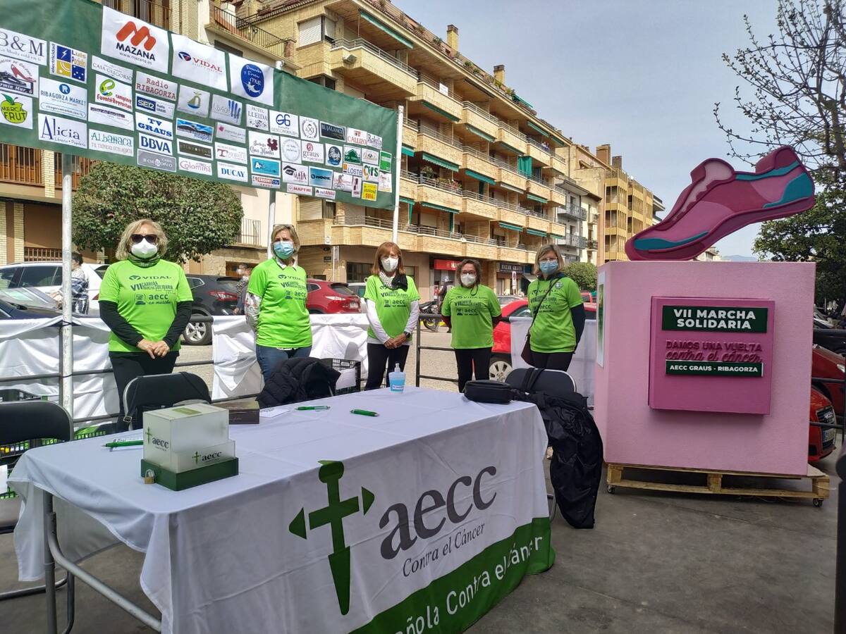 Graus disfruta este domingo de la VIII Marcha Solidaria contra el cáncer