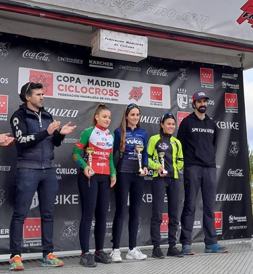 Ana López en el podio en Alcobendas