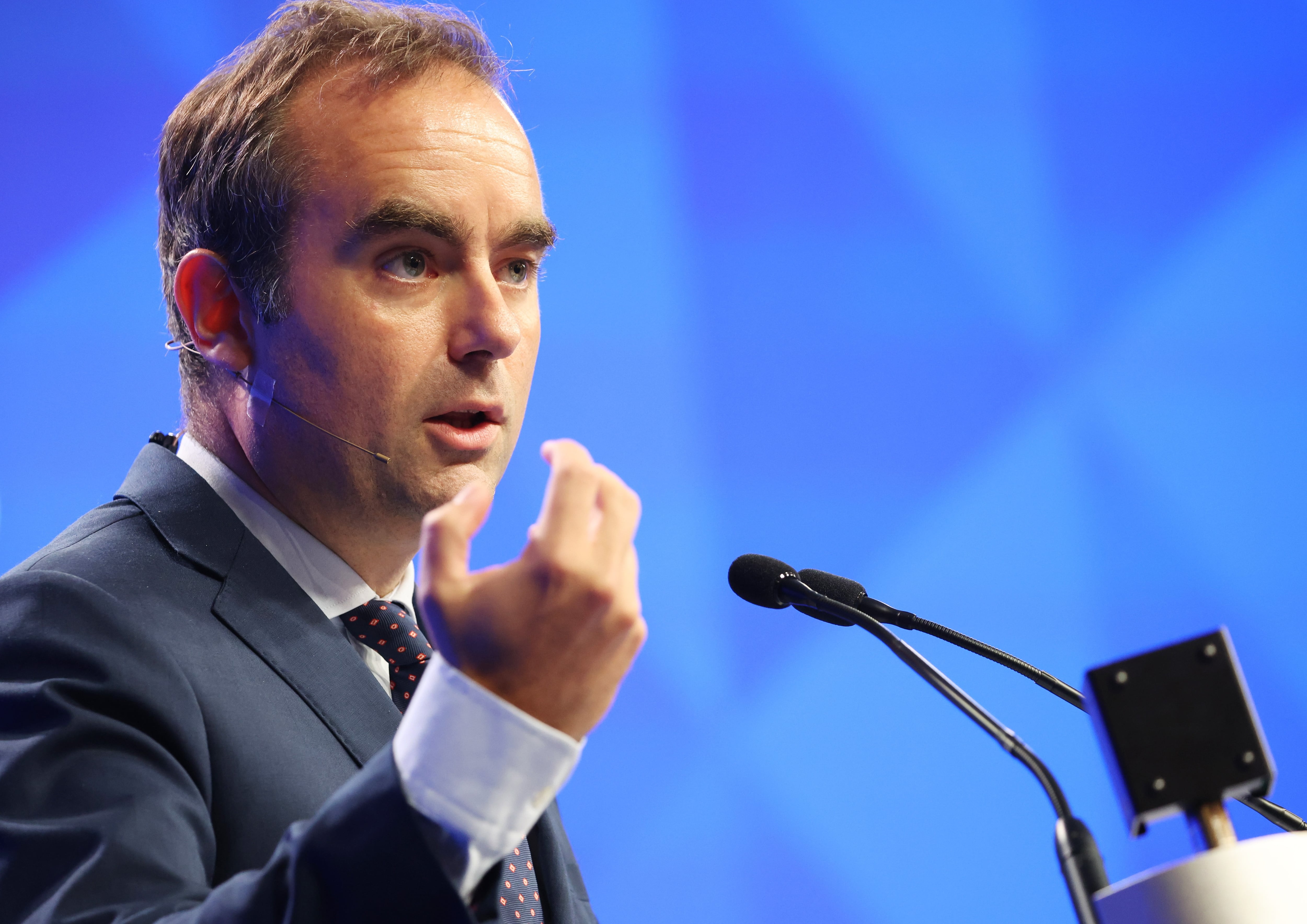 El exministro de Defensa Sebastien Lecornu.