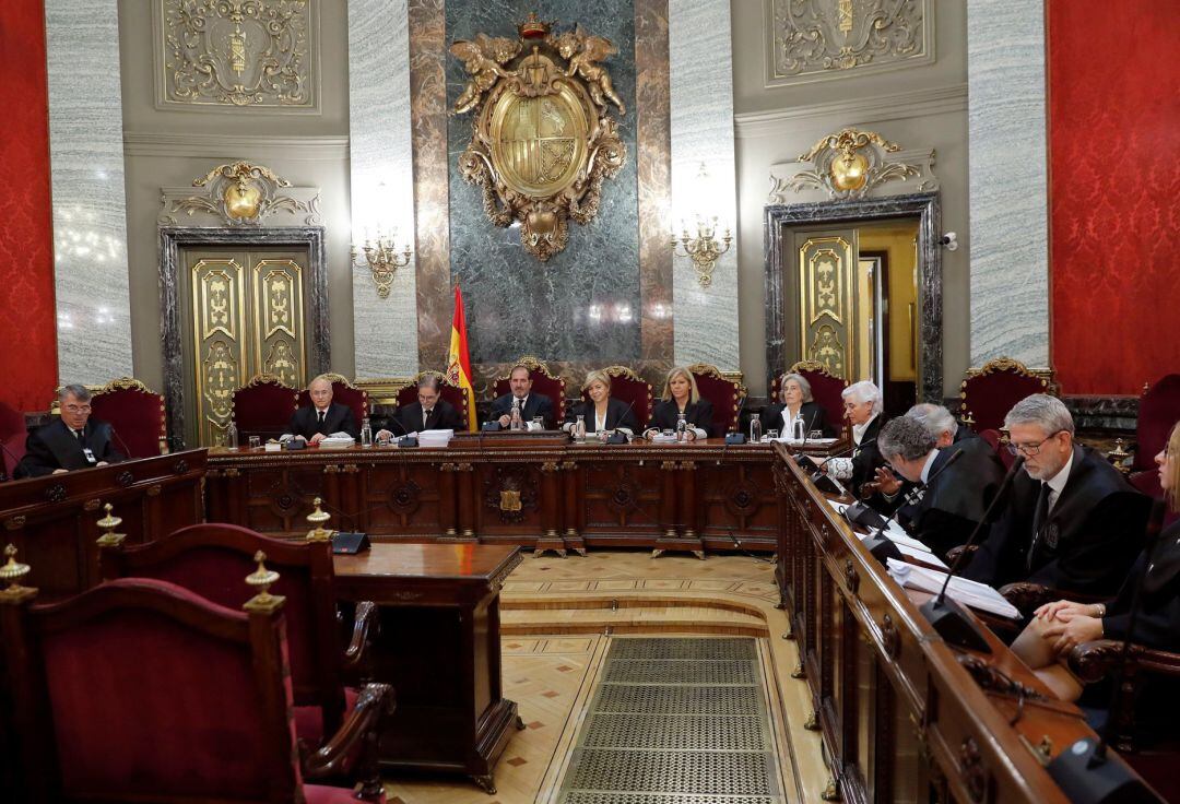 Sala del Tribunal Supremo que ha decidido la condena a &#039;La Manada&#039;.