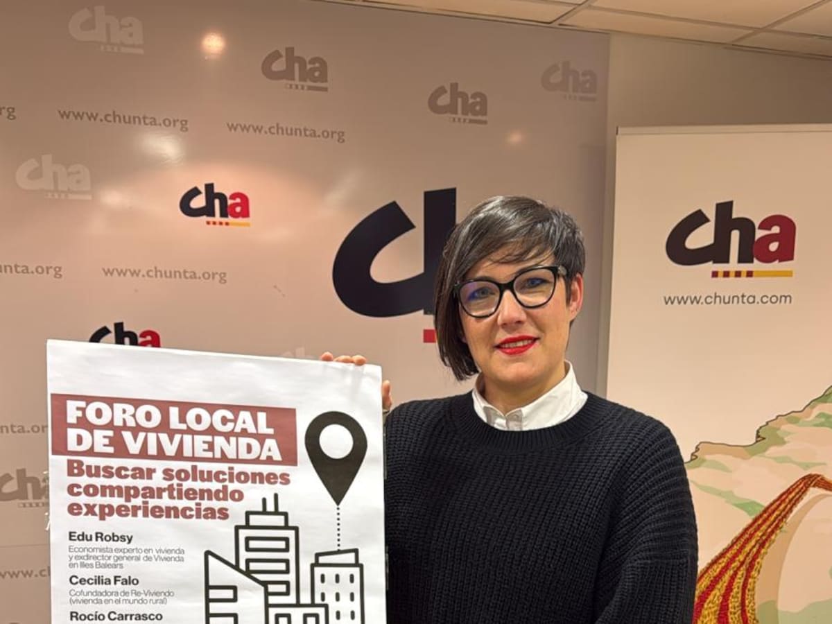 CHA organiza el “Foro local de vivienda” este viernes en Huesca