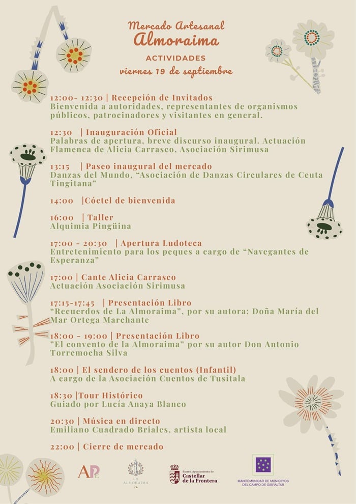 Programación del viernes 19 de septiembre