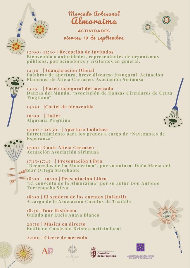 Programación del viernes 19 de septiembre