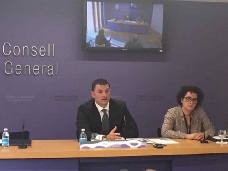 Jordi Gallardo i Judith Pallarés han valorat avui en roda de premsa el debat d'orientació política de la setmana passada. 
