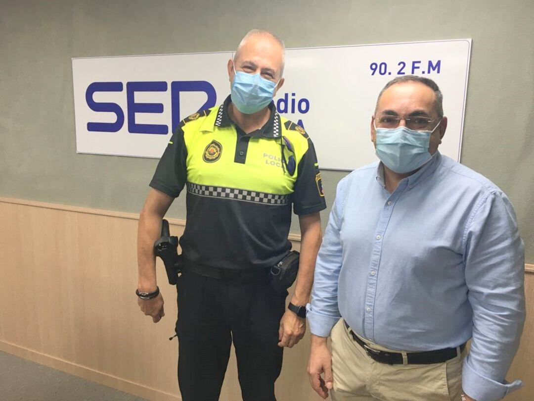 Ernesto López y Enrique Quílez en Radio Elda Cadena SER