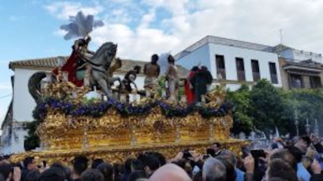 La hermandad de la Paz, a su salida