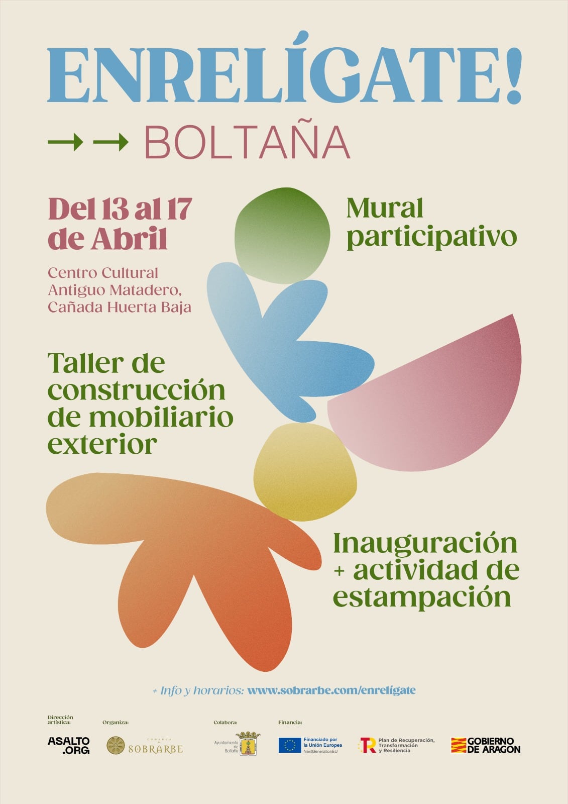 Cartel Enrelígate! Boltaña