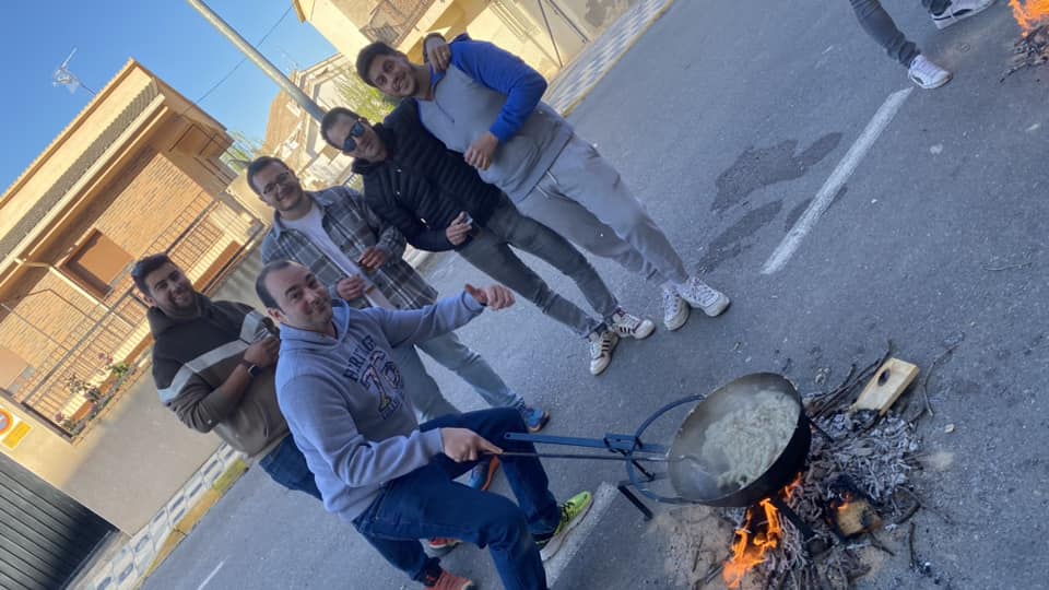 Almuerzo festero de los maseros de Biar