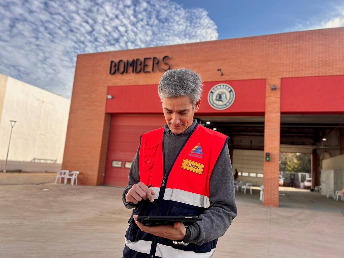 La nueva DANA en Valencia condiciona hoy el operativo de emergencia aragonés en Catarroja