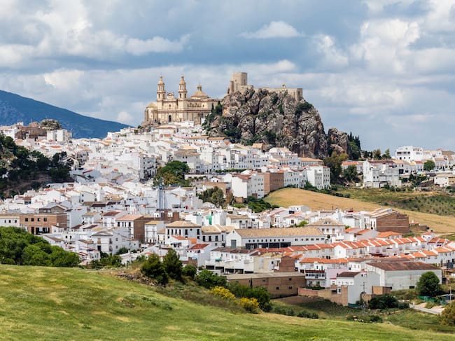 Vista general de Olvera (Cádiz).