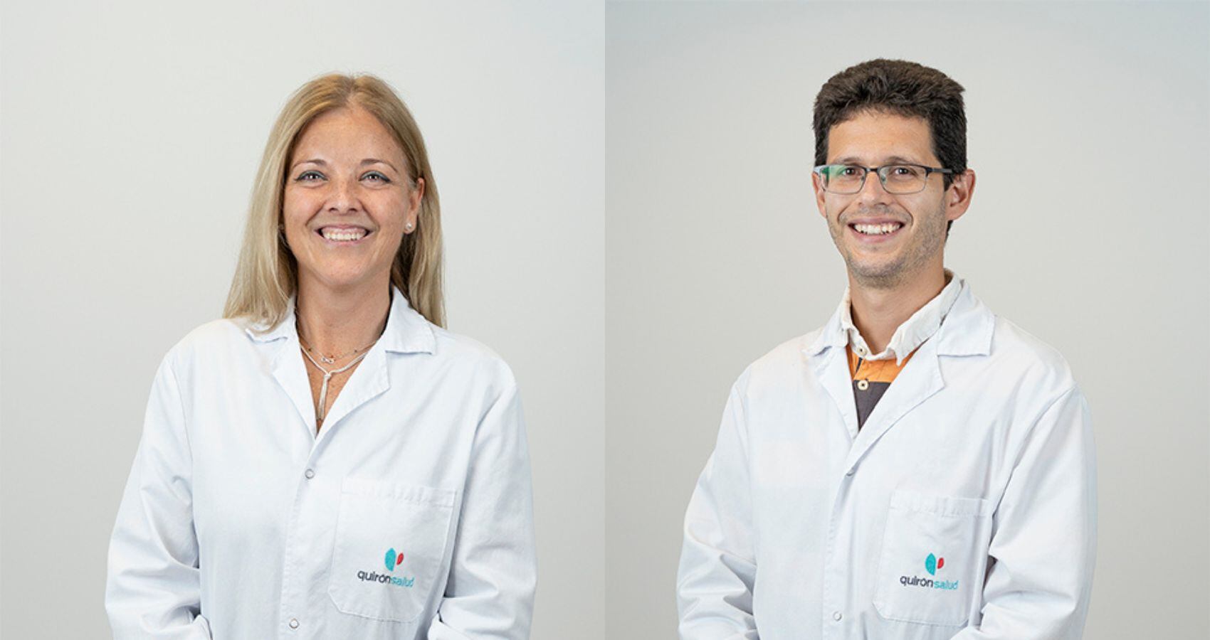 Dra. Luisa Mompó y el Dr. Negre, del Servicio de Pediatría del Hospital Quirónsalud Valencia