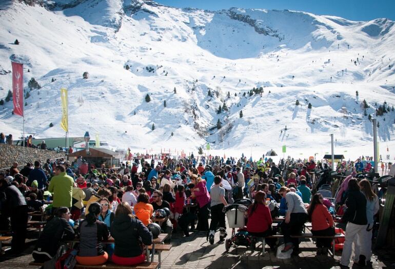 La estación de Cerler, ejemplo de un fin de semana espectacular