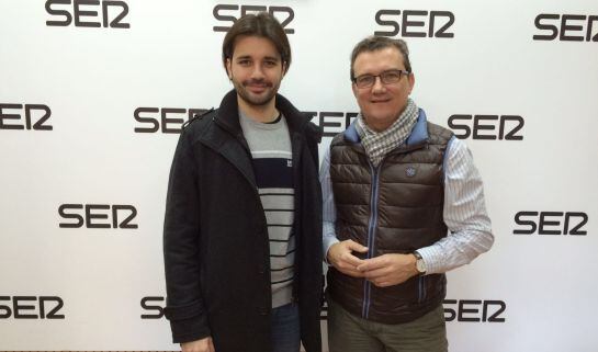 Javier Sánchez (Podemos) y Miguel Garaulet (C´s) en los estudios de Radio Murcia