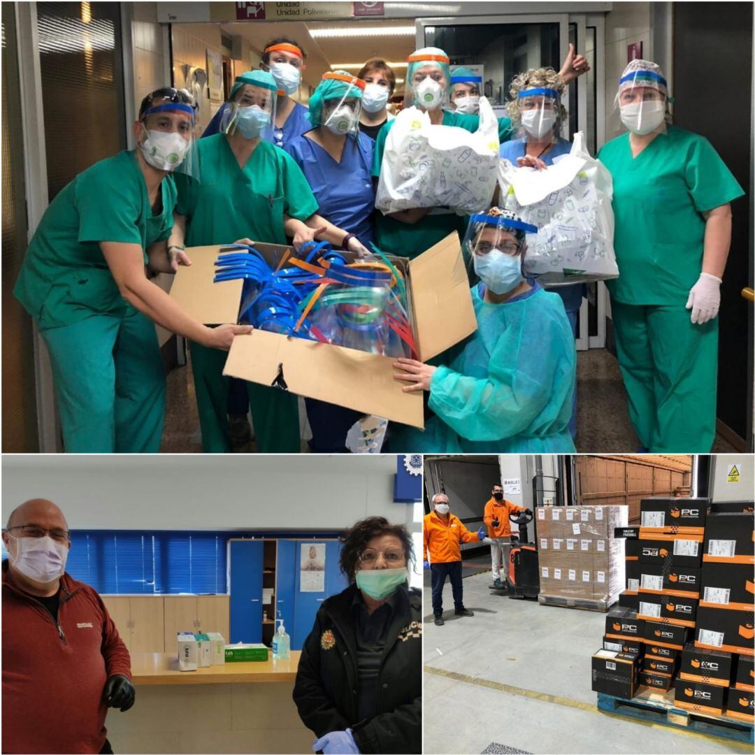 Donaciones y colaboraciones de particulares y empresas