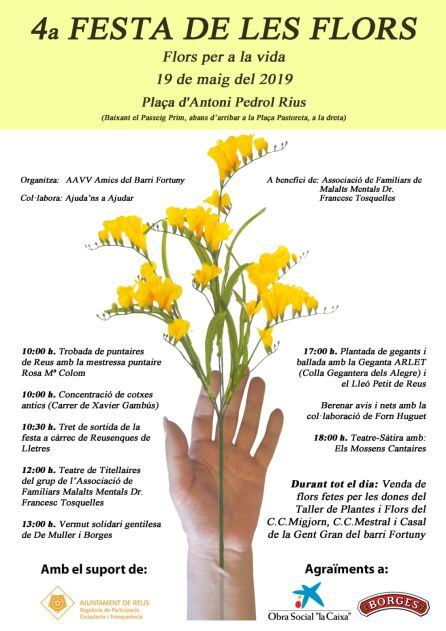 Cartell de la Festa de les Flors 2019