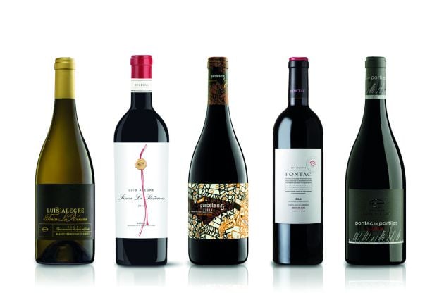 Algunos de los vinos de Luis Alegre.