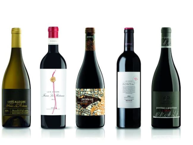 Algunos de los vinos de Luis Alegre.