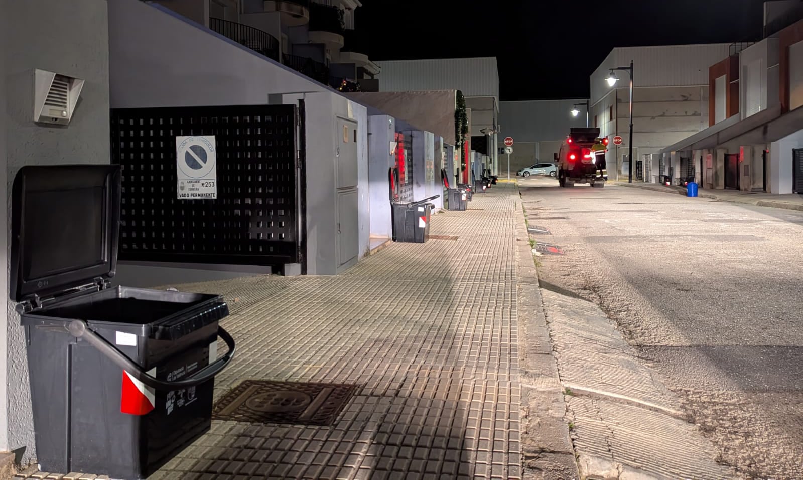 Recogida de basura puerta a puerta en Senyera. Fuente: Mancomunitat Ribera Alta