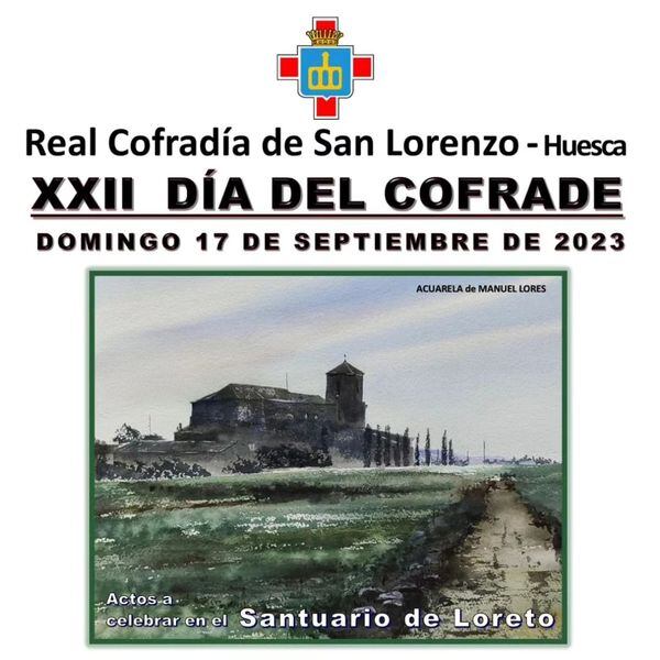 Cartel de la fiesta de la fiesta del Cofrade de San Lorenzo