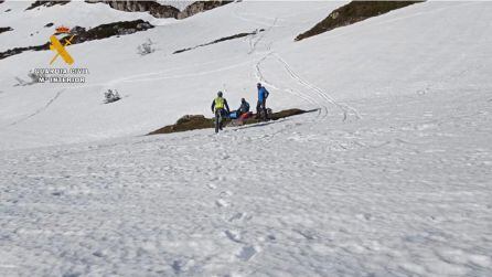 Imagen del rescate del cuerpo