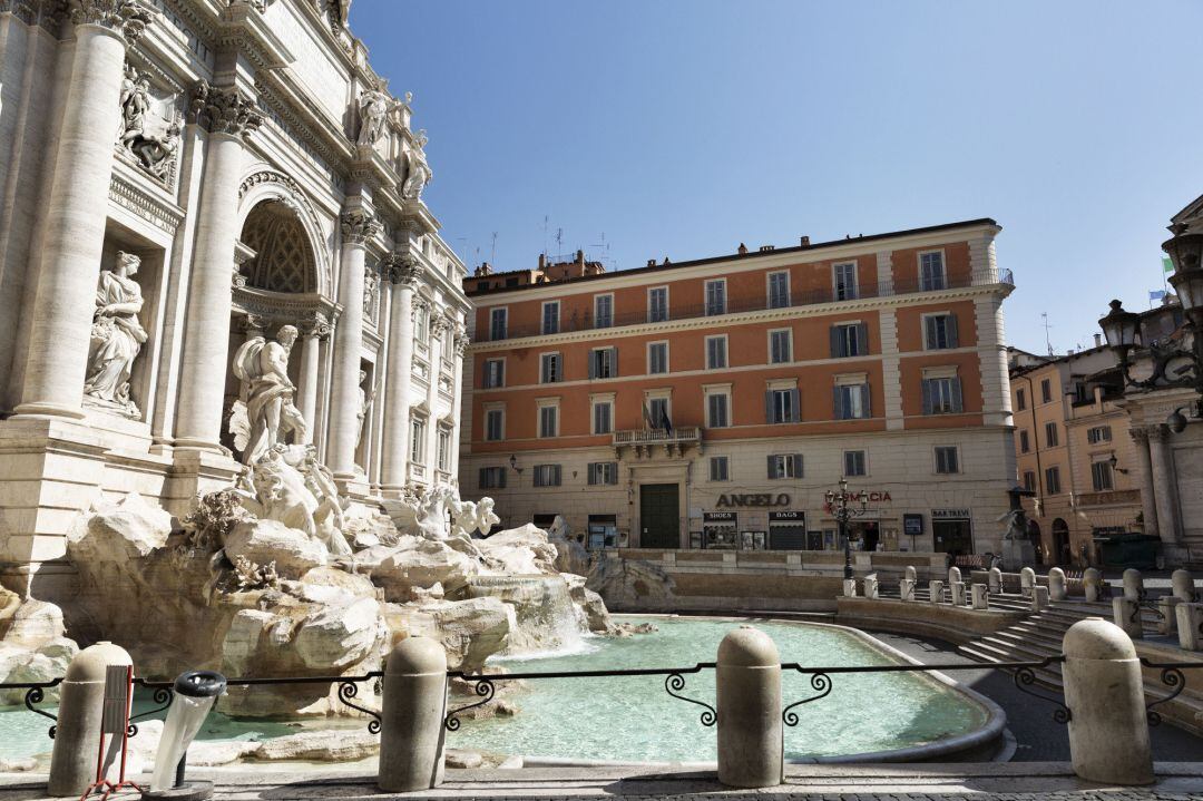 Imagen de la Fontana di Trevi en Roma 