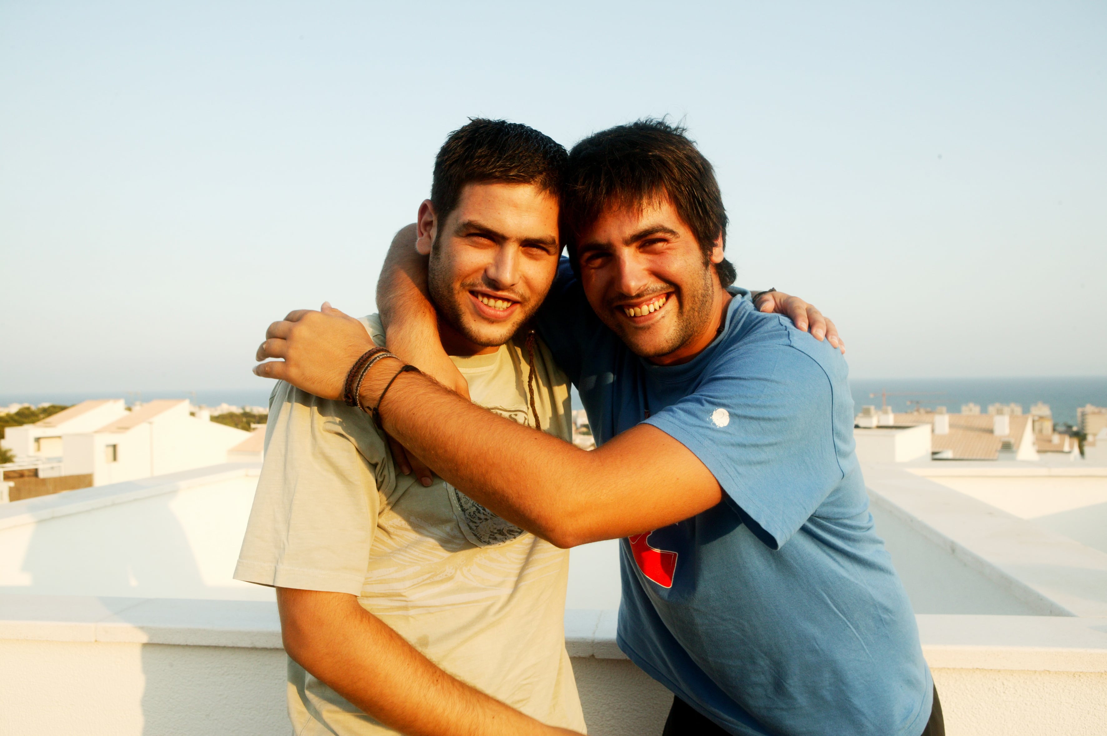 David y José Muñoz en una fotografía de archivo.