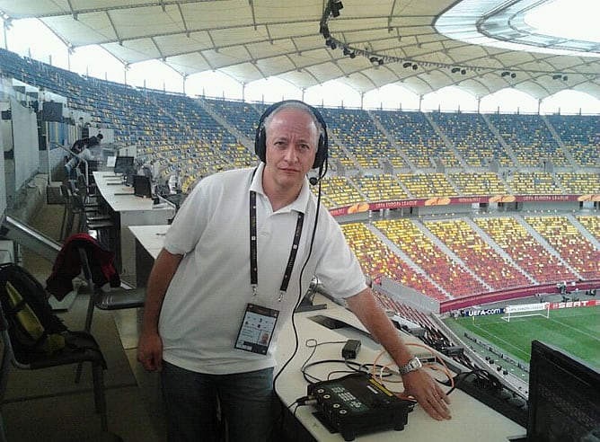 José Ignacio Tornadijo, en la final de la Europa League , Atlético-Athletic en Bucarest