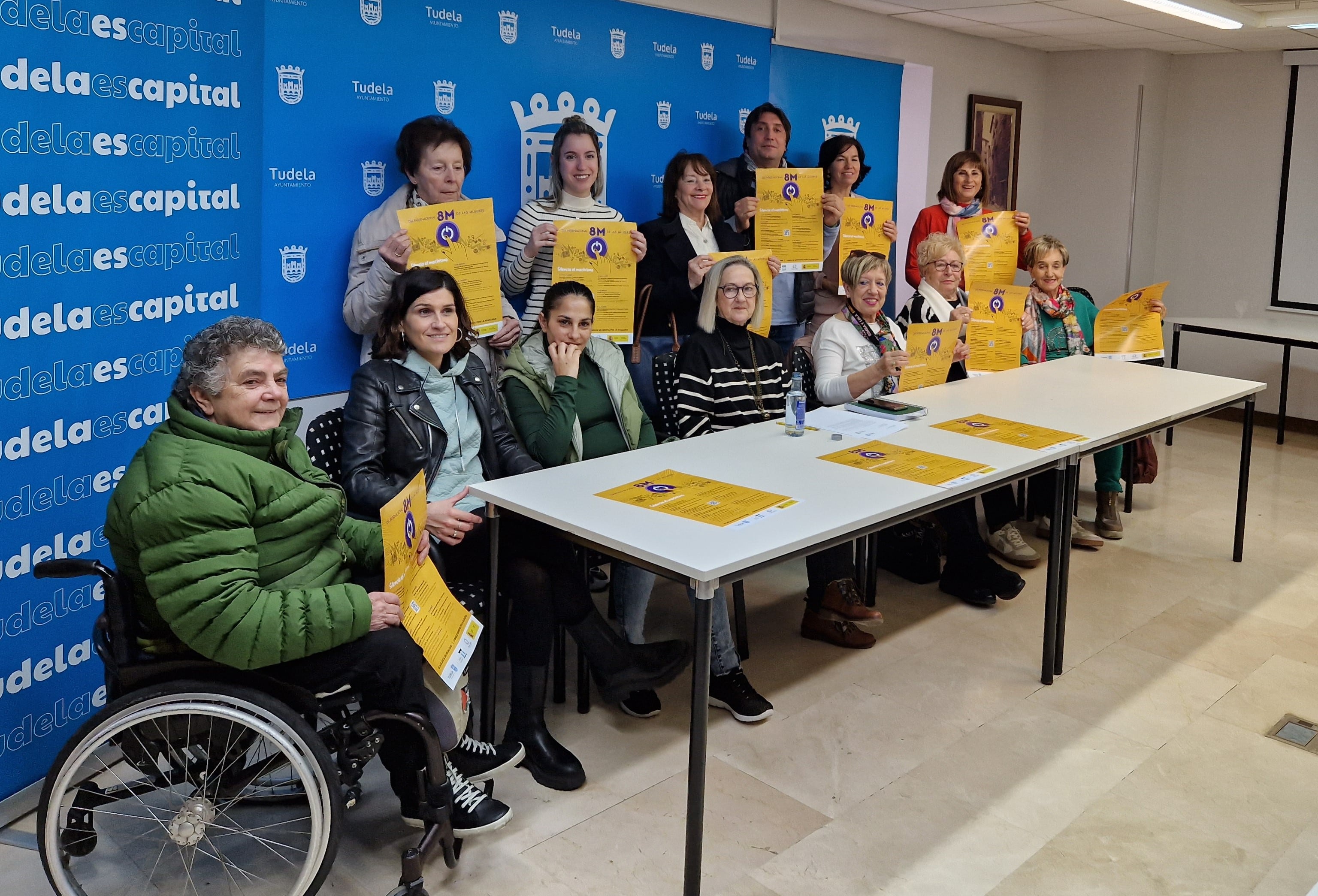 Presentación de los actos en Tudela en torno al 8-M