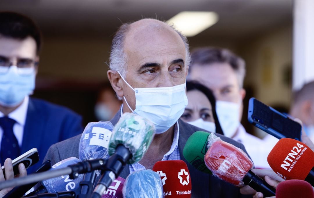 El viceconsejero de Salud Pública y Plan Covid-19 de la Comunidad de Madrid, Antonio Zapatero, el pasado 21 de agosto.